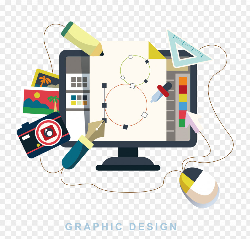 Computer Graphics Web Development Design Flat Graphic PNG