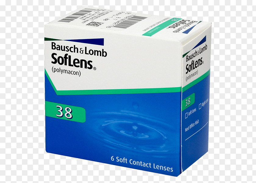 Eye Lenses Bausch + Lomb SofLens 38 Contact Toric For Astigmatism PNG