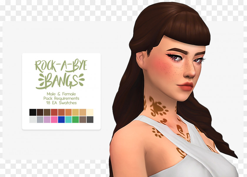 Hair The Sims 4 2 Maxis Hairstyle PNG