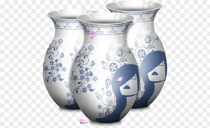 Hardware Database Blue And White Porcelain Ceramic Vase Glass PNG