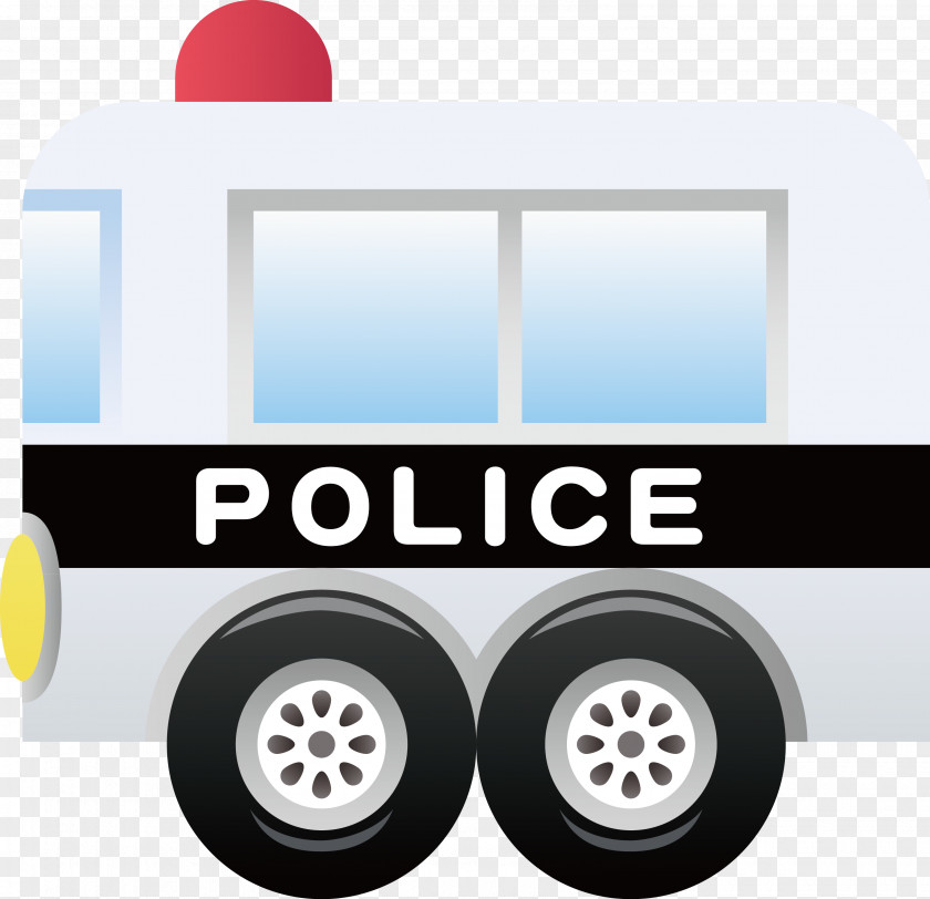 Police Car Decoration Design Vector Prisoner Transport Vehicle PNG
