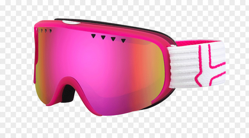 Skiing Gafas De Esquí Goggles Rose Pink PNG