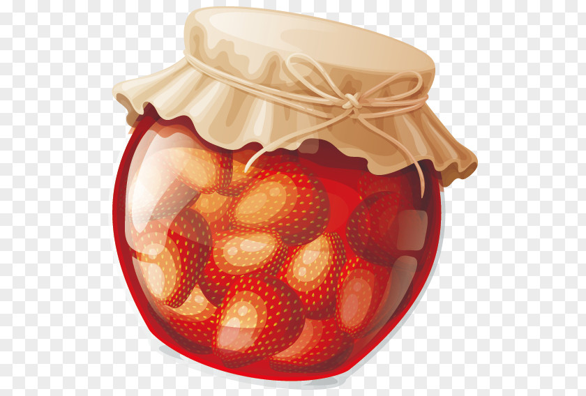 Vector Strawberry Jam Fruit Preserves PNG