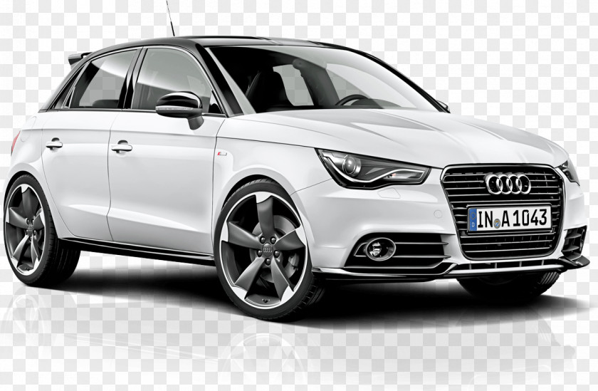 White Audi Car Image A1 R8 PNG