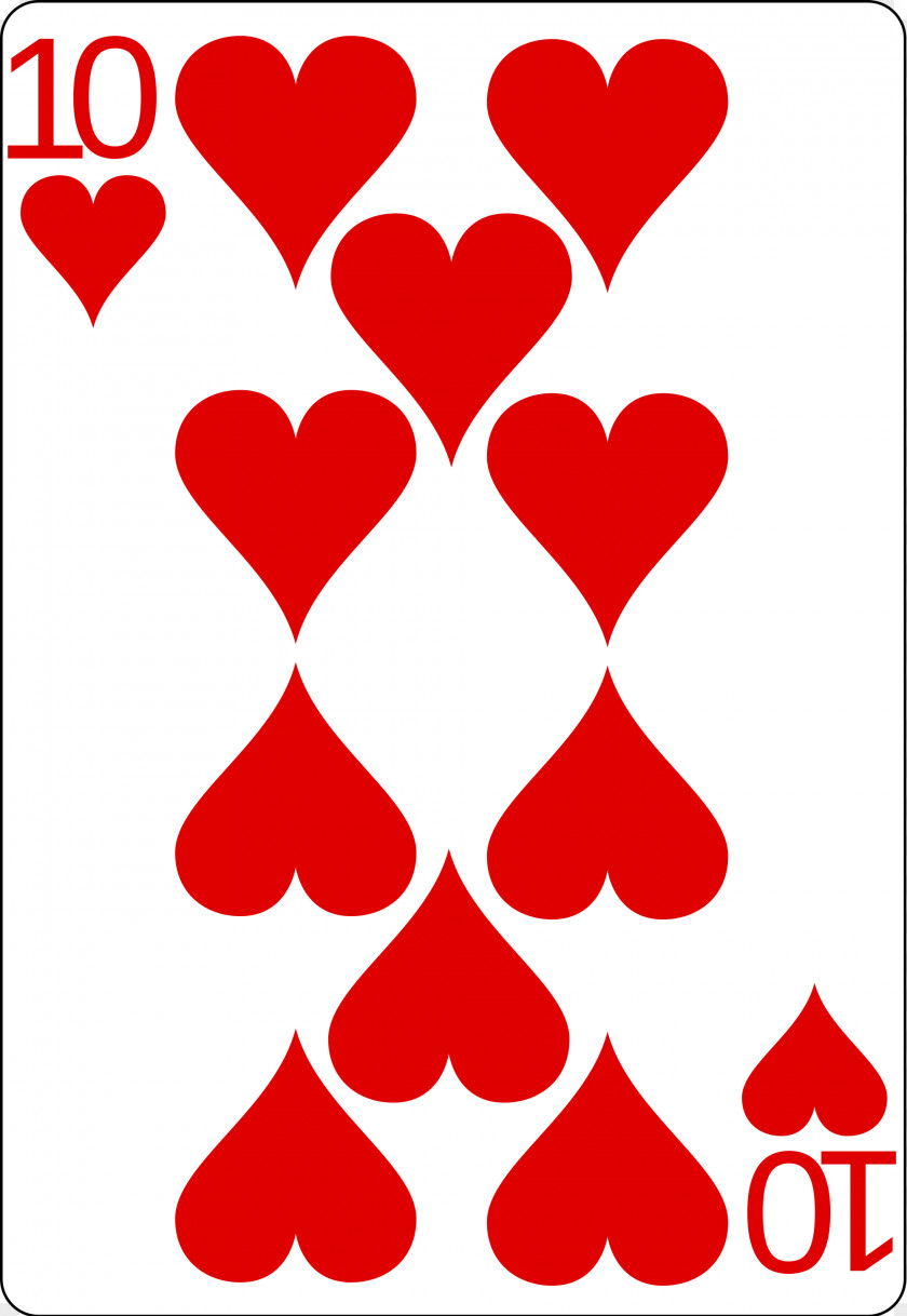 Hearts Playing Card PNG