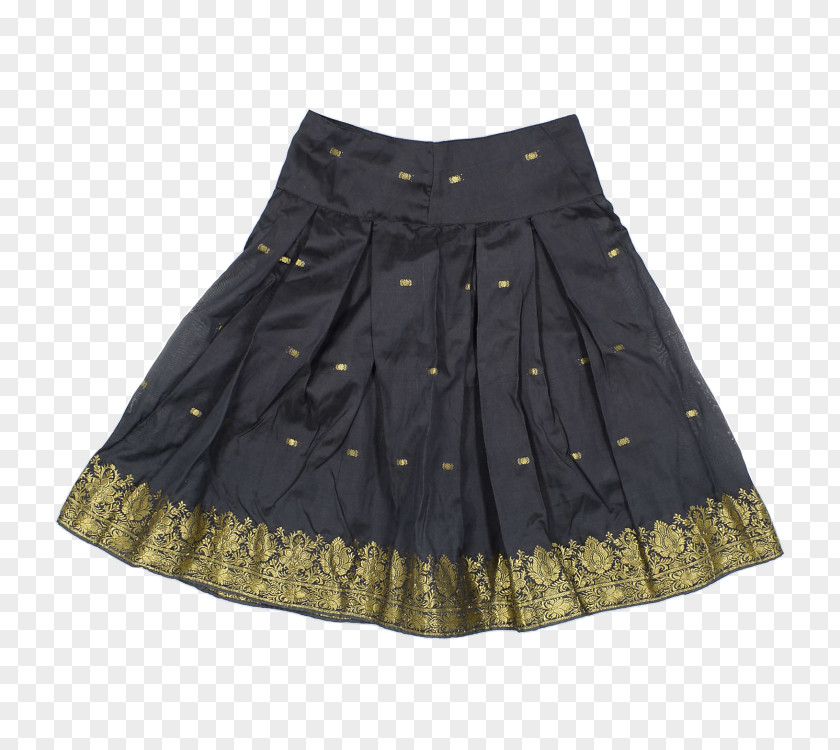 ็HR Waist Skirt Dress Black M PNG