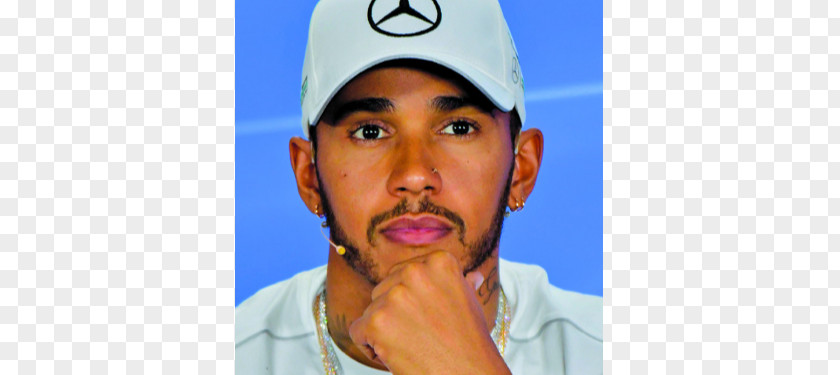 Lewis Hamilton Moustache Beard Close-up PNG