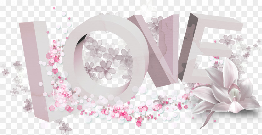 Lovely Love Text PNG