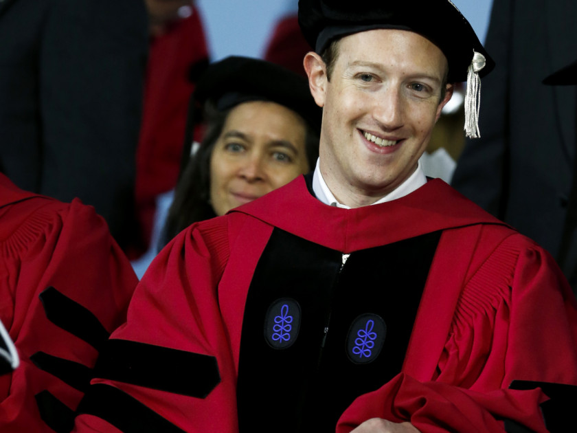 Mark Zuckerberg Harvard University Graduation Ceremony Facebook Honorary Degree PNG