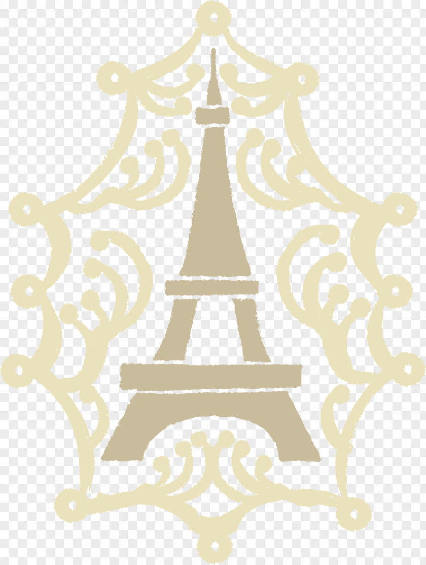 Retro Art Style Pattern Paris Clip PNG