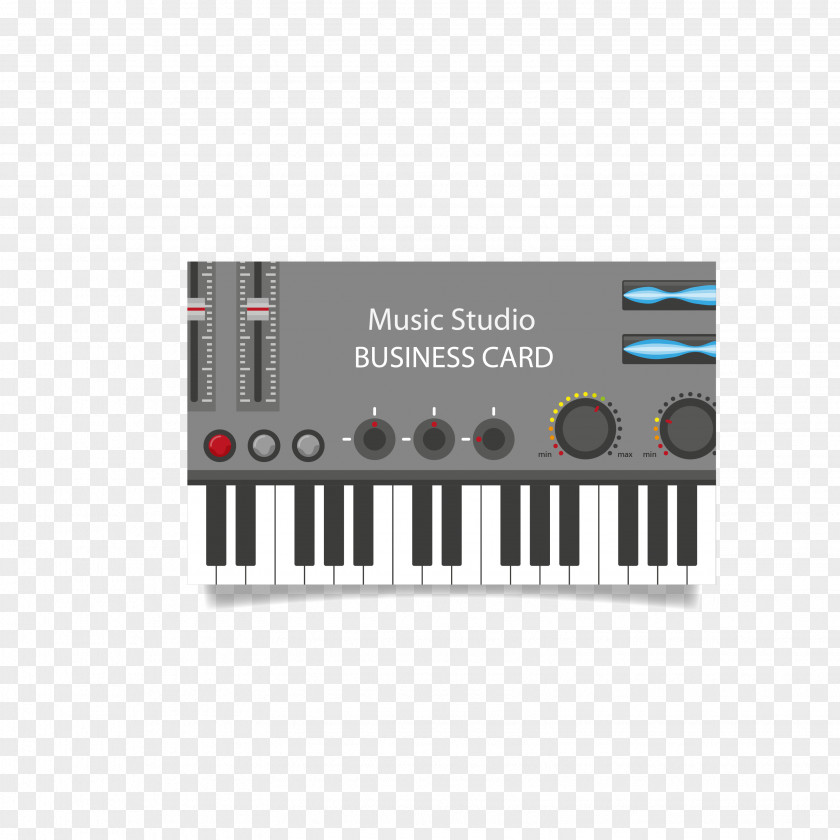 Vector Mouse Painted Mixer Digital Piano Electronic Keyboard Mixing Console PNG