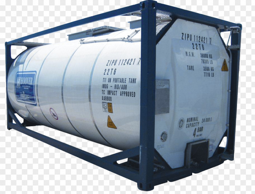 Business Tank Container Intermodal Shipping Bulk Cargo Transport PNG