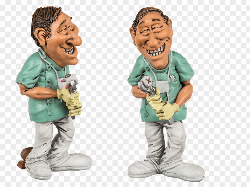 Dentist Polyresin Physician Profession Figurine PNG