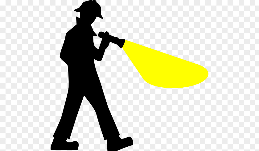 Detectives Cliparts Flashlight Stock.xchng Clip Art PNG