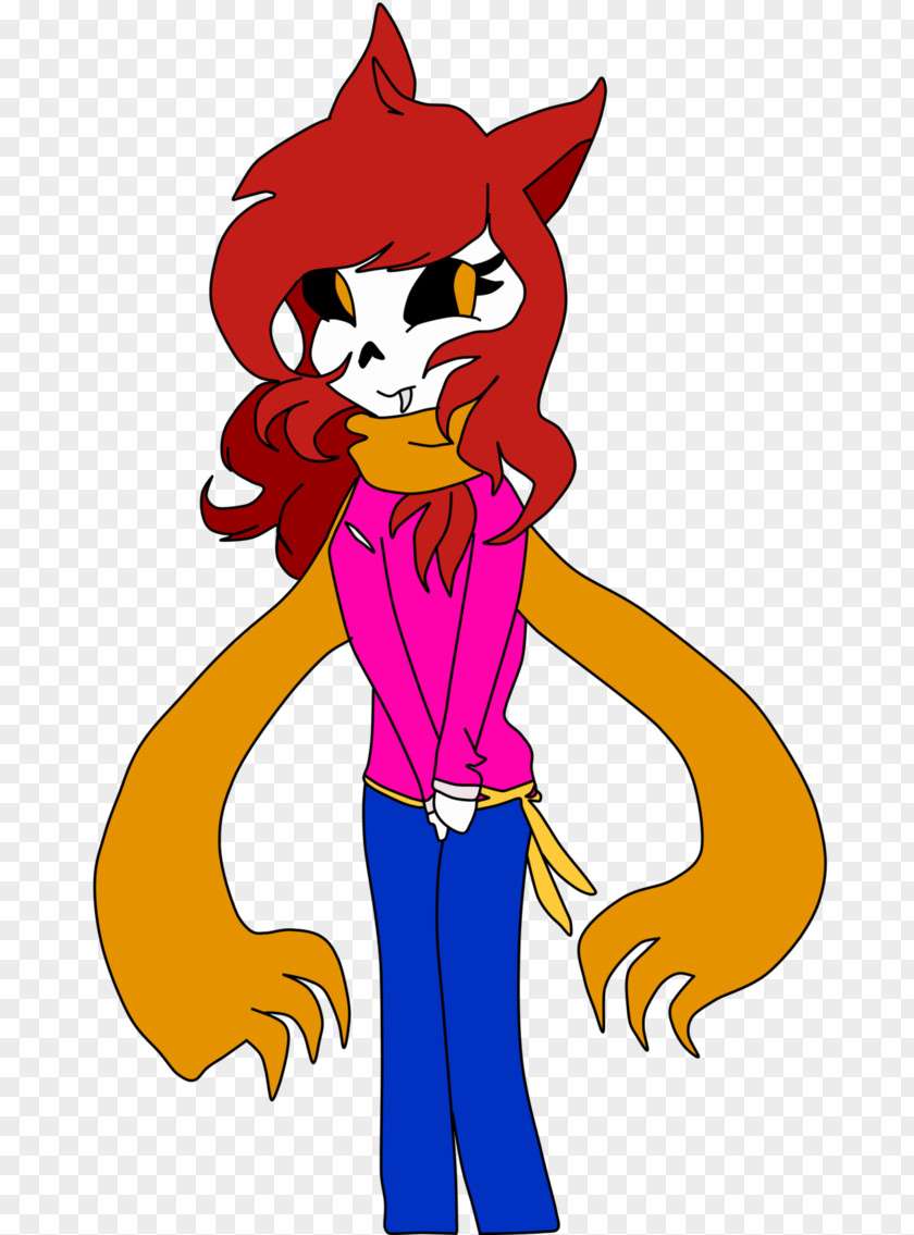 Lazy Personality Pink Cat Undertale Human Skeleton PNG