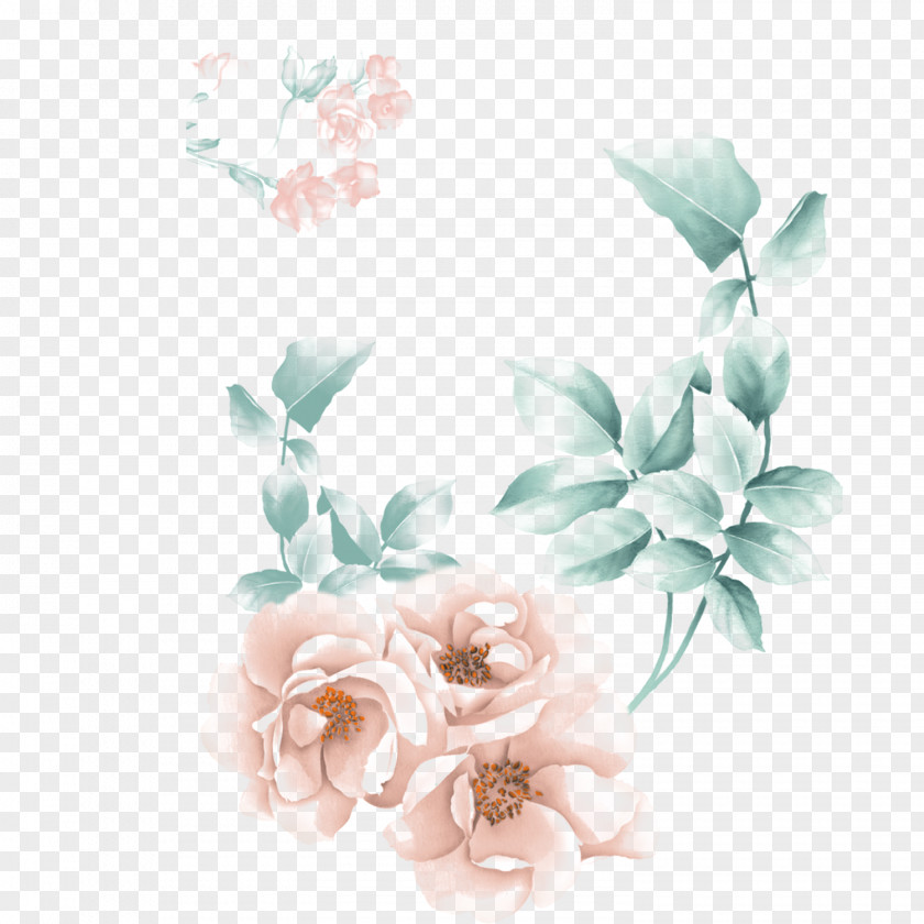 Rich Pink Flowers Border Download Computer File PNG