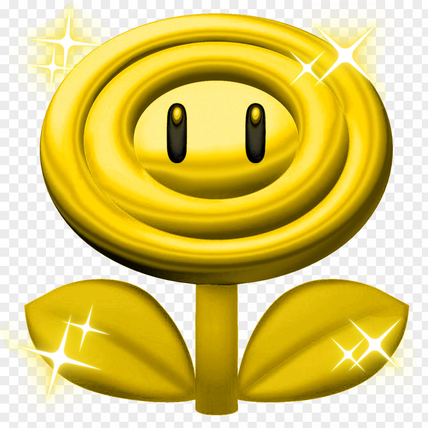 Gold Flower New Super Mario Bros. 2 3D World PNG