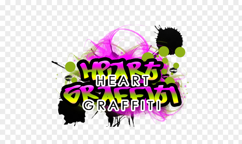 Graffiti Logo Pink M Brand Font PNG