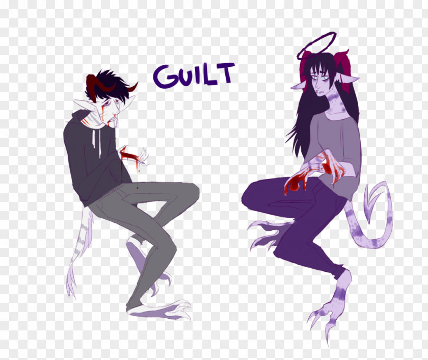 Guilt Demons Cartoon Character Fiction PNG