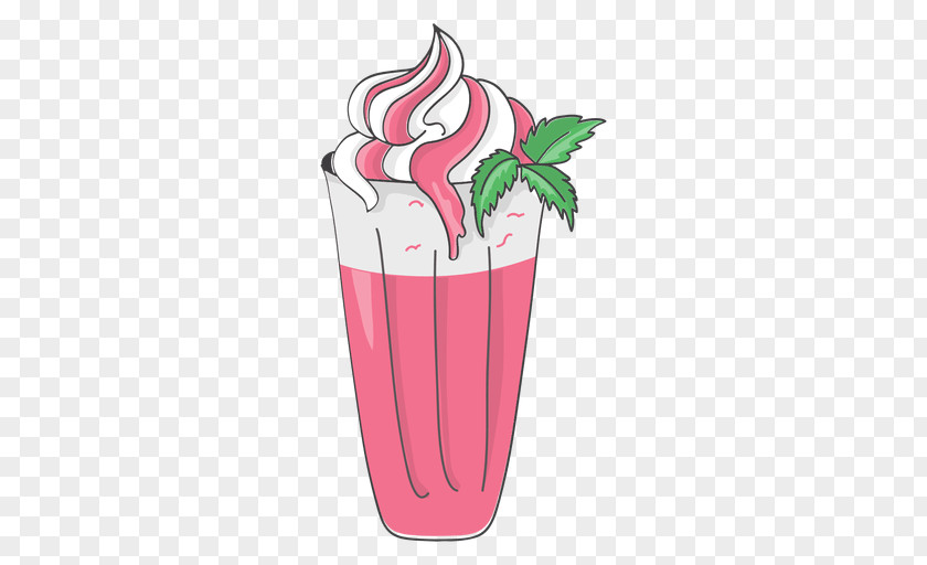 Milk Shake Milkshake Smoothie Ice Cream Strawberry Pie PNG