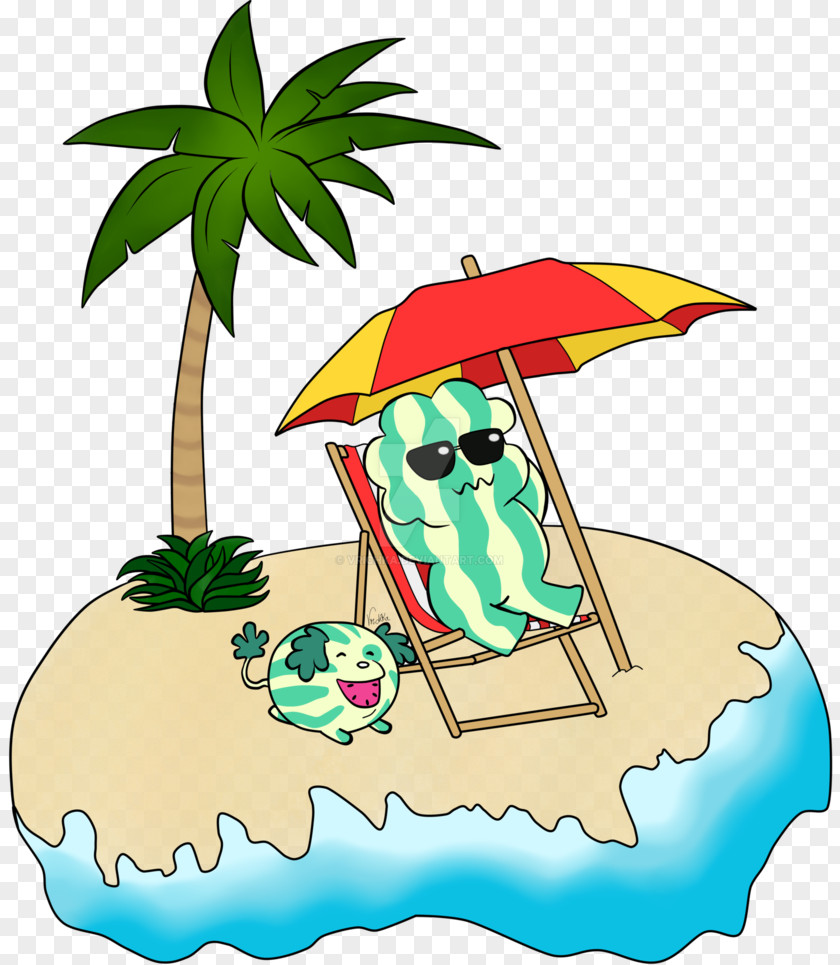 Summer. Summer Time Clip Art Illustration Tree Cartoon Character PNG