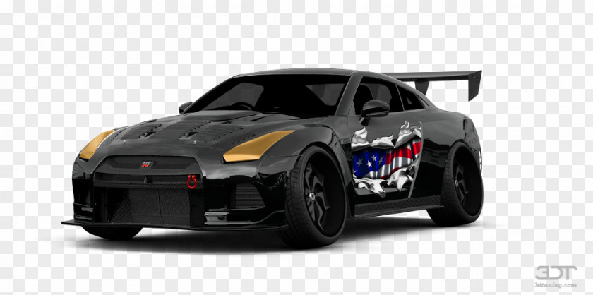 Car Nissan GT-R Sports Racing Model PNG
