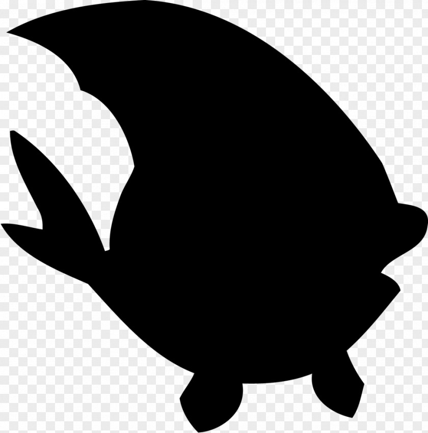 Clip Art Beak Silhouette Leaf Black M PNG