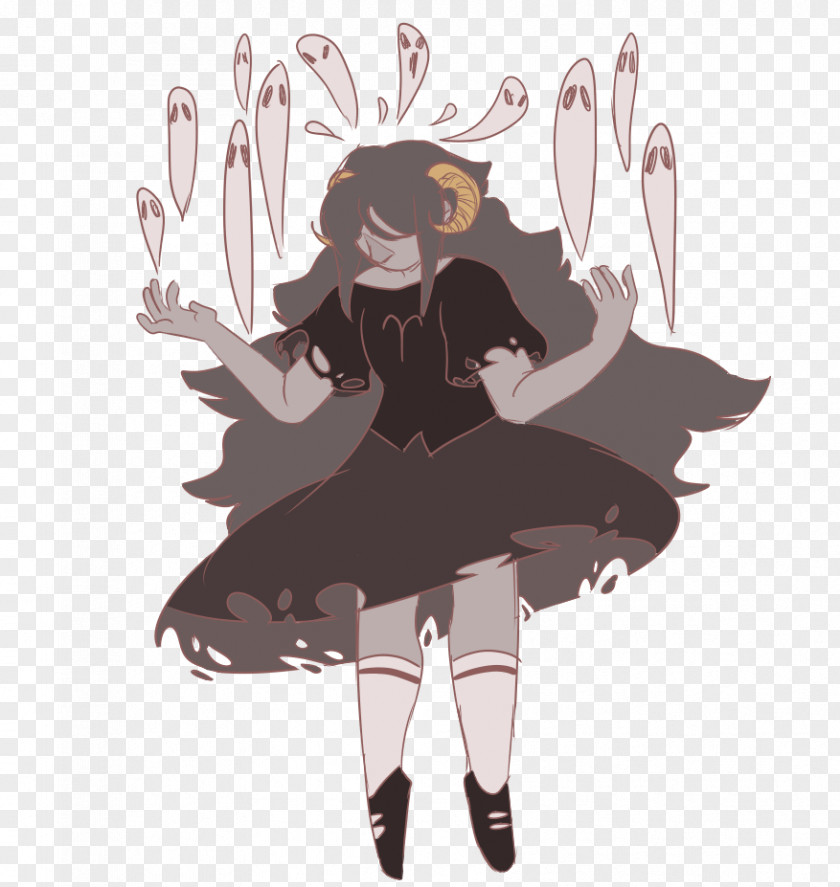 Design Costume Fairy Silhouette PNG