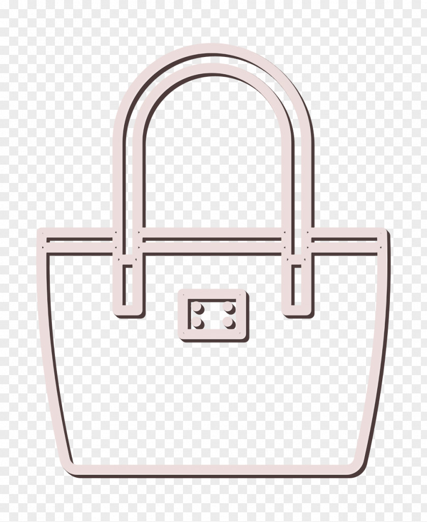 Handbag Icon Linear Detailed Clothes PNG