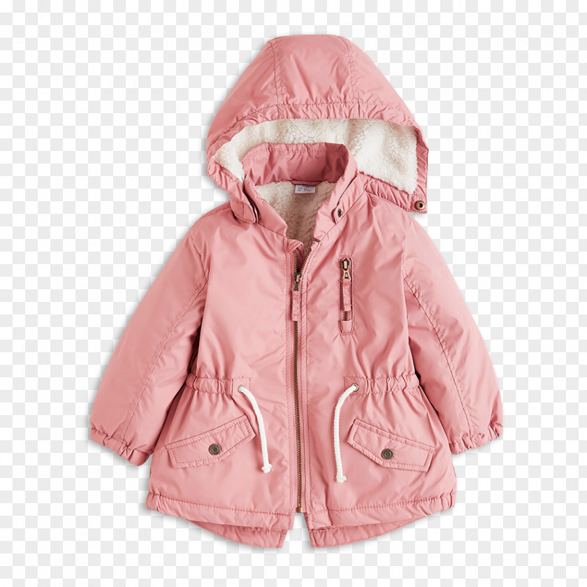 Jacket Hood Coat Pink M Bluza PNG