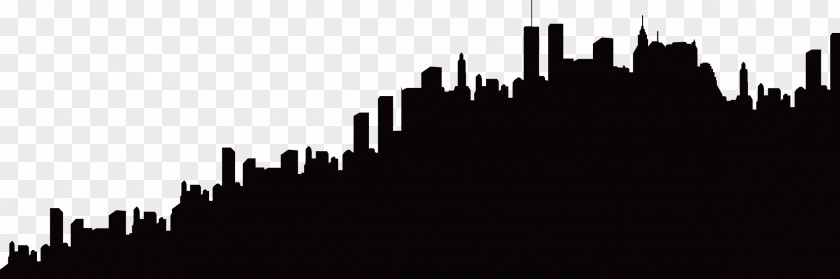 City Silhouette Skyline PNG