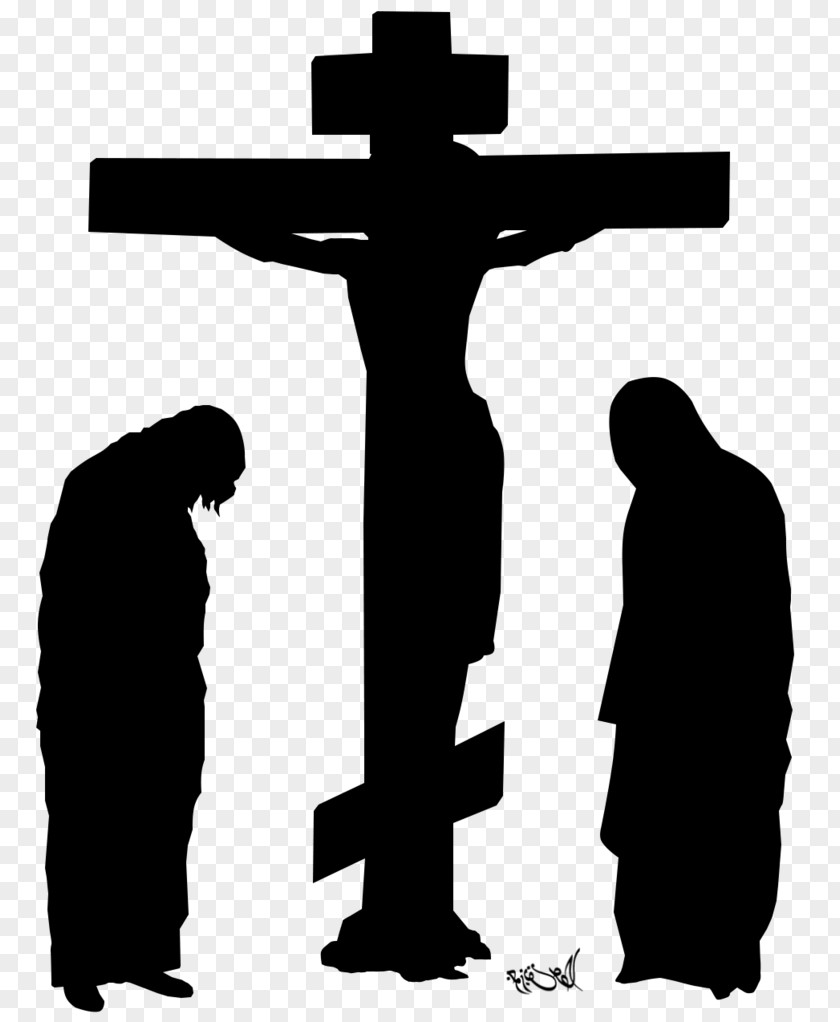 Crucifix Human Behavior Silhouette PNG