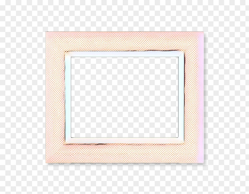 Rectangle Beige Picture Frame PNG