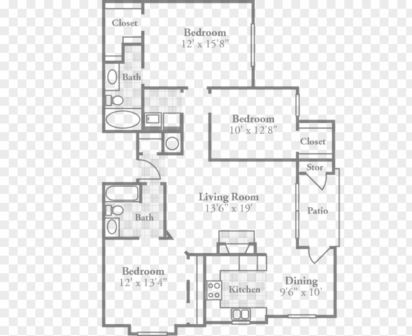 Apartment Floor Plan Varia At Oakrest Apartments House Ratings PNG