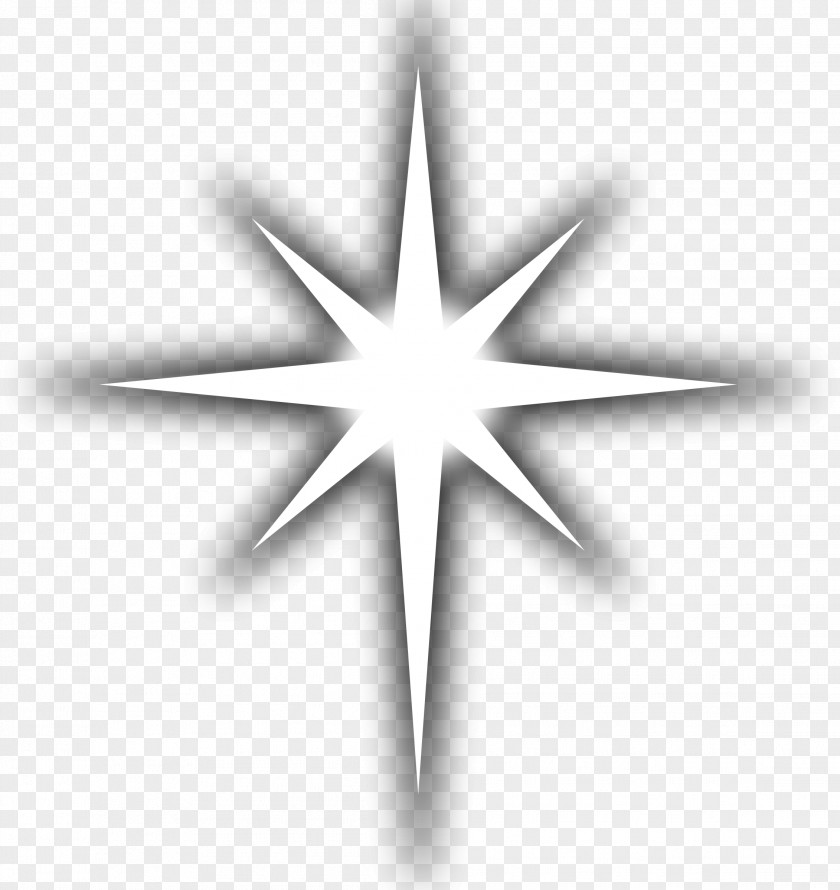 WHITE STARS Line Art Drawing Clip PNG