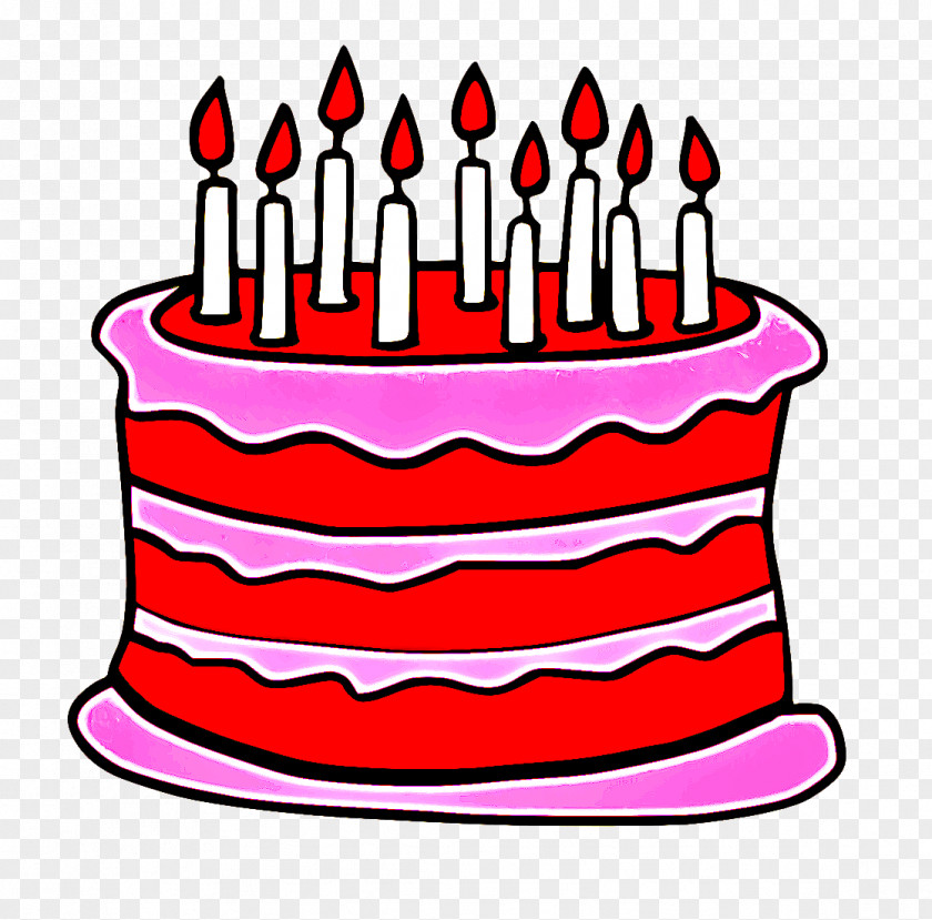 Baked Goods Dessert Birthday Candle PNG