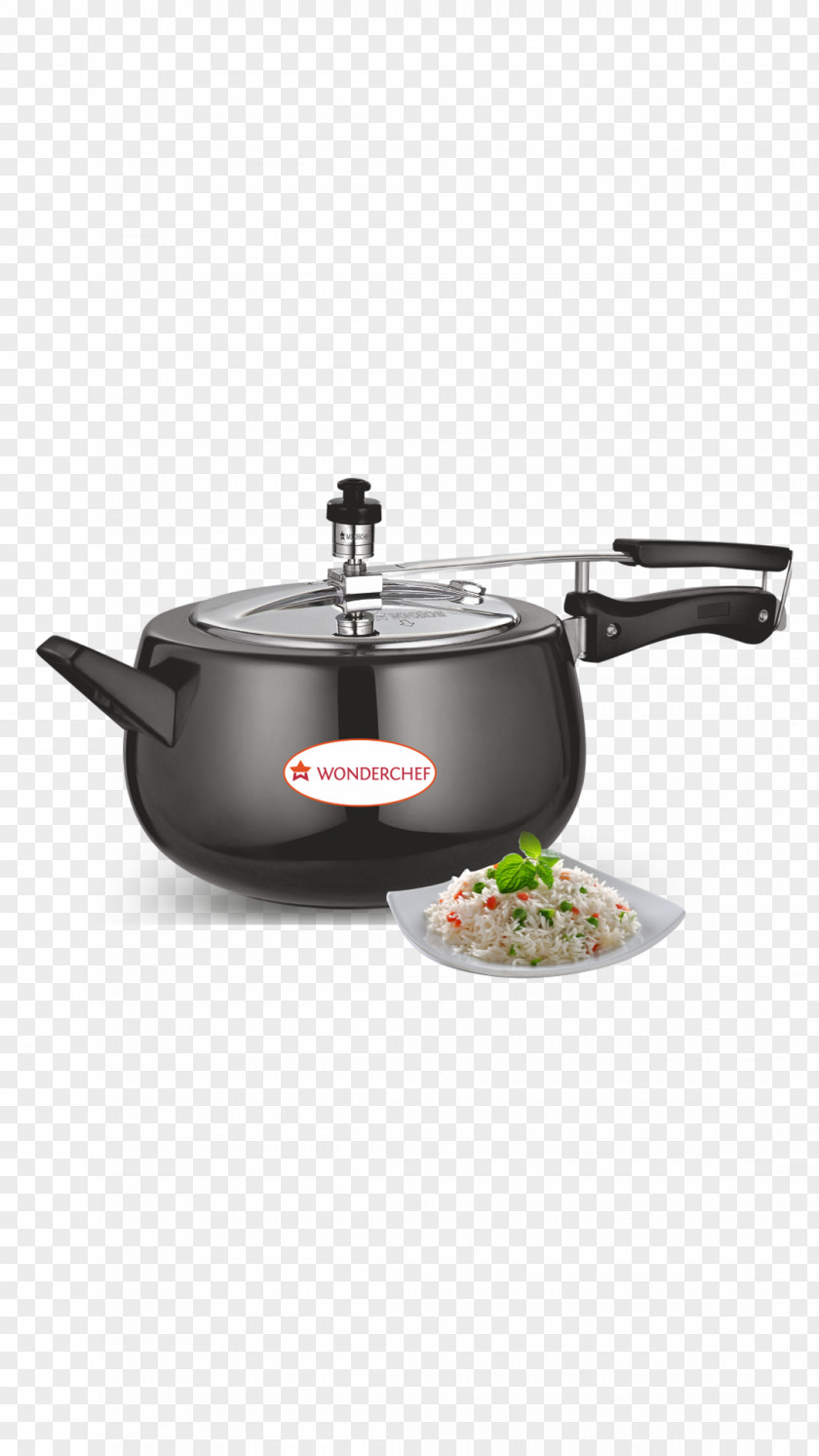 Frying Pan Wonderchef Pressure Cooking Stainless Steel Anodizing Lid PNG