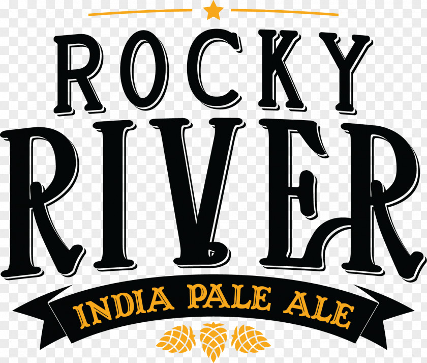 Rocky River India Pale Ale Brewery Logo PNG