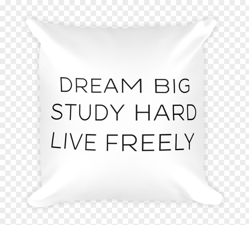 Studying Hard Education Child Care Business Study Skills Pillow PNG