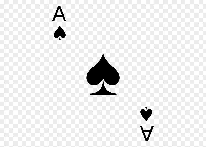 Suit Contract Bridge Playing Card Ace Of Spades PNG