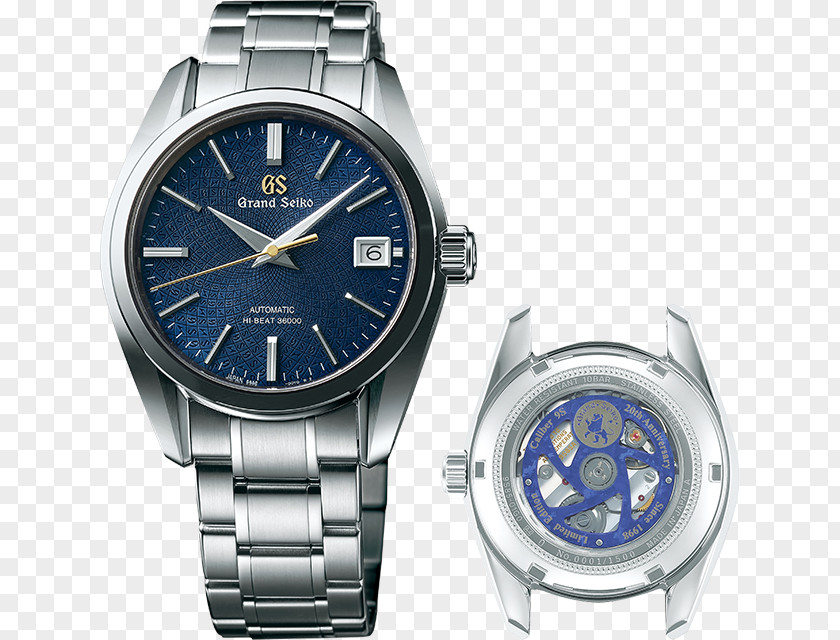 Metalcoated Crystal Baselworld Grand Seiko Watch Movement PNG