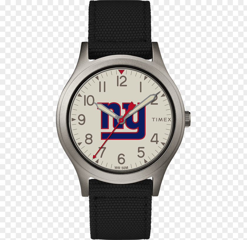New York Giants Watch Amazon.com Timex Group USA, Inc. Strap Leather PNG