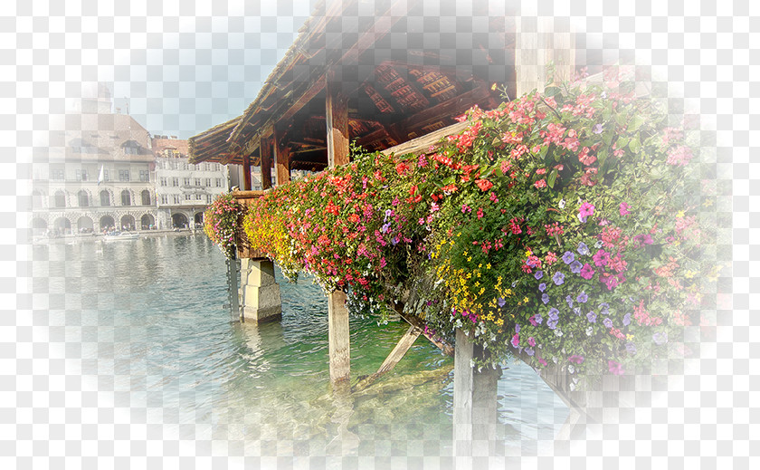 Balcony Lucerne Facade Decoupage PNG