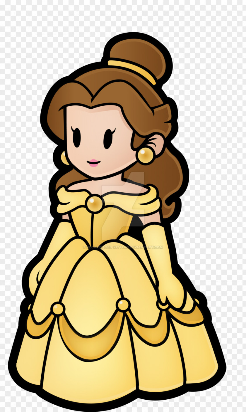 Beauty And The Beast Belle Paper Ariel Disney Princess Walt Company PNG