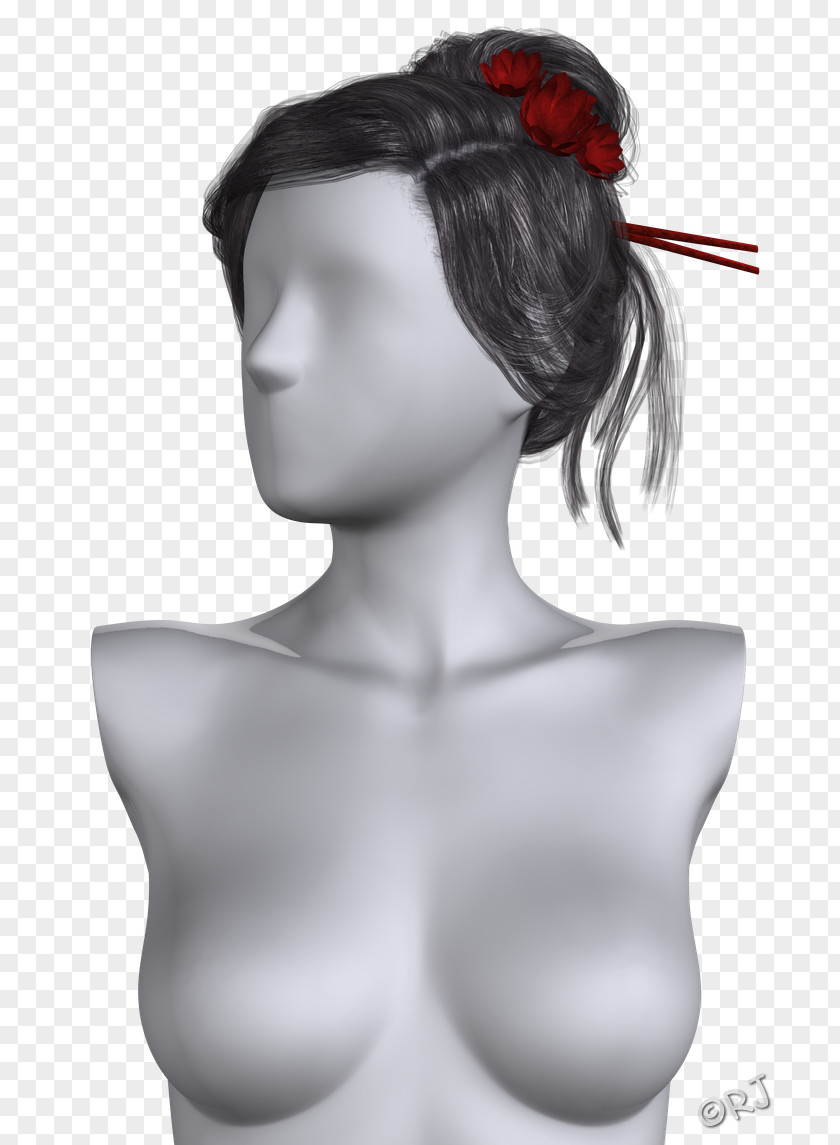 Bits And Pieces Shoulder Mannequin PNG