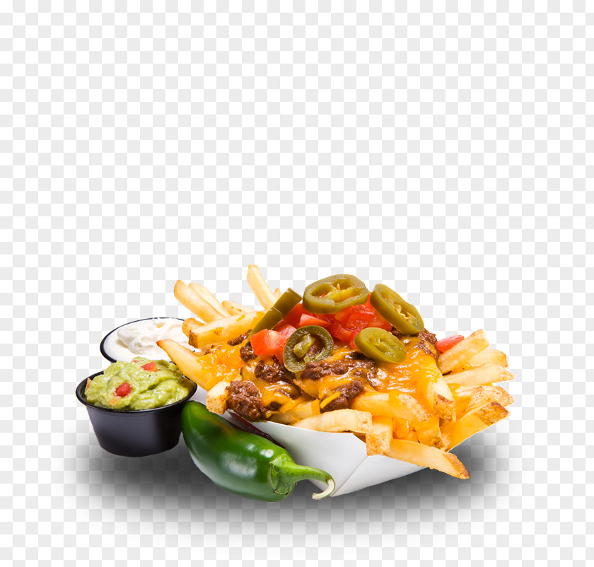 Cheese Nachos French Fries Hamburger Fast Food Poutine PNG