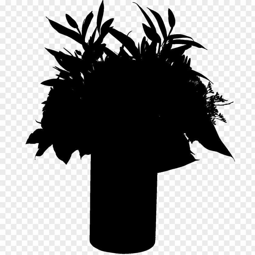 Palm Trees Silhouette Font Flower Leaf PNG
