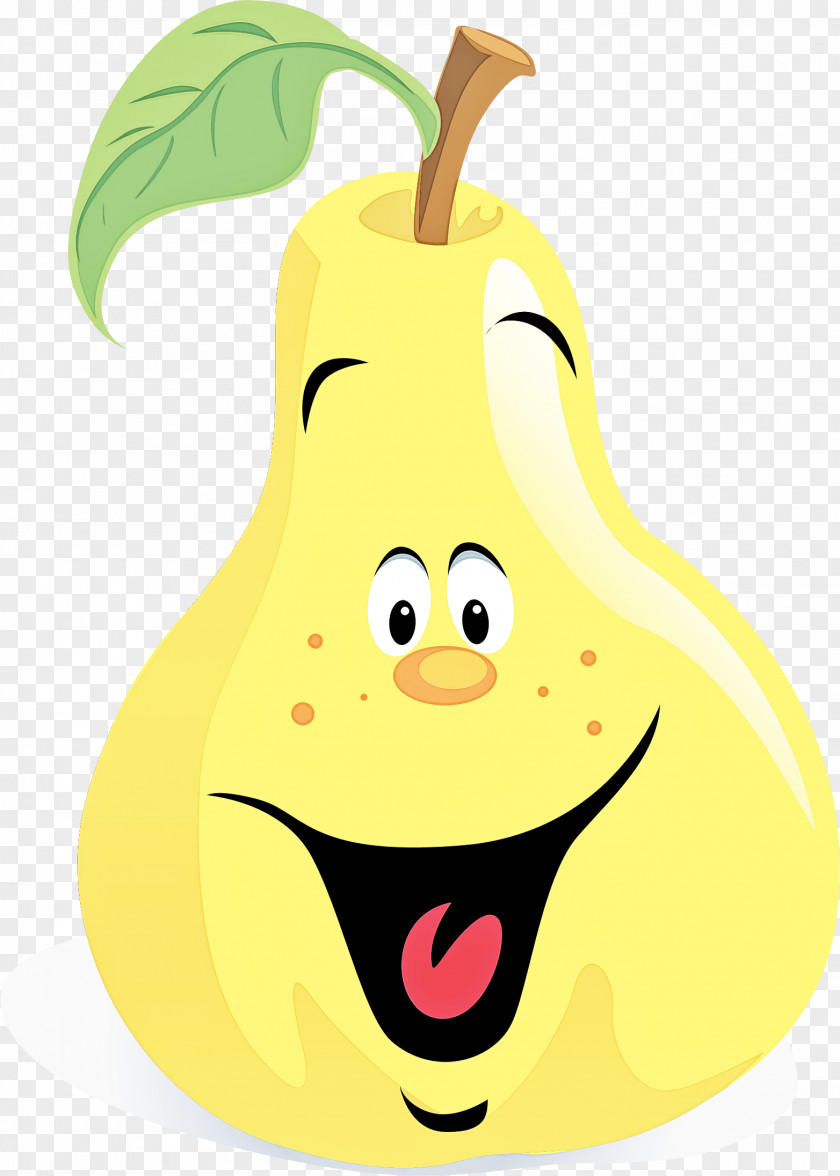 Pear Yellow Cartoon Fruit PNG