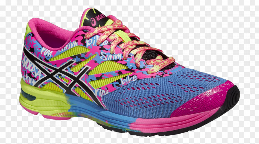Colorful Asics Tennis Shoes For Women Gel-Noosa Tri 10, Men's Training Running Shoes, Midnight/Flash Yellow/Flash Green, 7 UK (41 1/2 Eu) Sports SS Top PNG