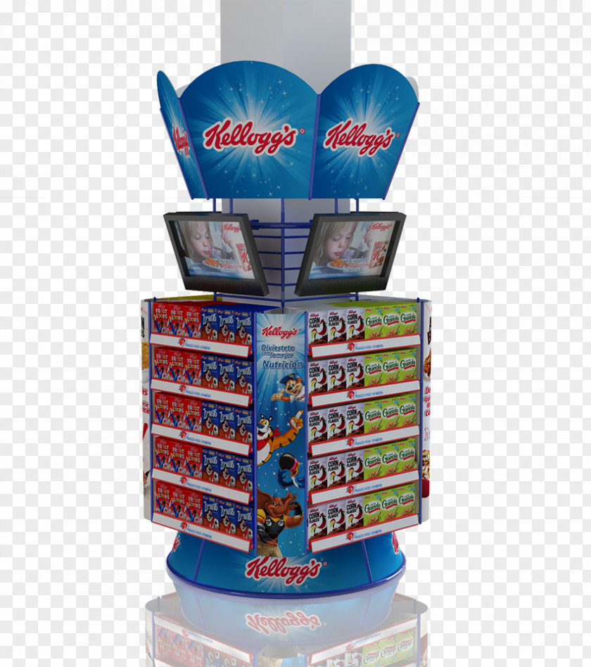 Design Point Of Sale Display Kellogg's Advertising PNG